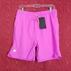 FABLETICS THE 7" SHORTS Lined Pockets Pink Escape Size L
